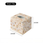 Natural Shell Tissue Box